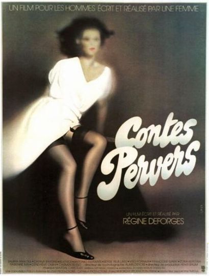 CONTES PERVERS - 1980 LANDI - Affiche originale Française, 120x160cm - Pliée en très...