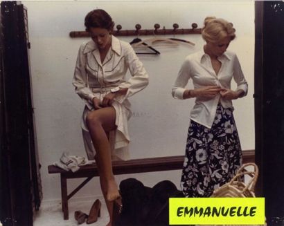 EMMANUELLE - 1973 Photo originale en très bon état, Française, 24x30cm - Film réalisé...