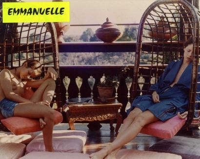 EMMANUELLE - 1973 Photo originale en très bon état, Française, 24x30cm - Film réalisé...
