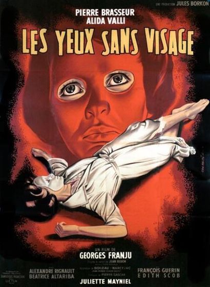 YEUX SANS VISAGE (les) - 1960 MASCII - Affiche originale Française, 120x160cm - Pliée...