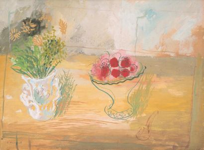 Yuri (Georges) Pavlovitch ANNENKOV (1889-1974) Nature morte
Gouache, aquarelle, pastel...