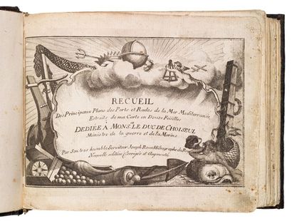 null [ATLAS]. ROUX (Joseph).
Recueil des principaux plans des Ports et
Rades de la...