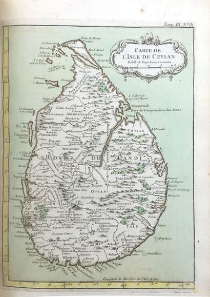 [ATLAS]. BELLIN (Jacques Nicolas). Le Petit Atlas maritime. Recueil de cartes et...