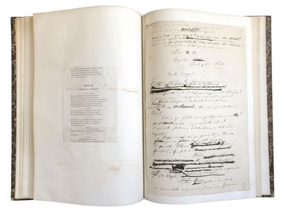 null [MANUSCRIT AUTOGRAPHE] MUSSET (Alfred de)
Le songe d'Auguste 15 pages in-folio,...