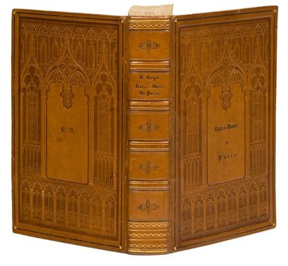 HUGO (Victor) 
Notre Dame de Paris.
Paris, Eugène Renduel, 1836. Un volume, in-8,...