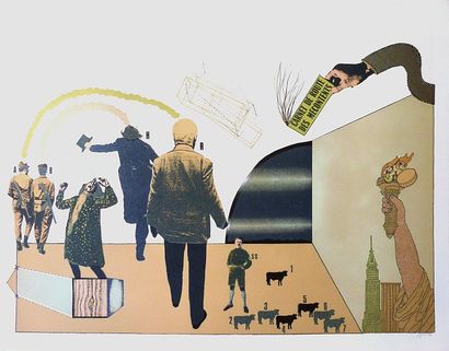 SEGUI Antonio Sans démagogie / Album de 20 lithographies réalisées de 1969 à 1972...