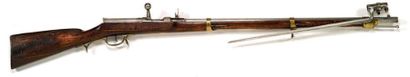 null Fusil d'infanterie Dreyse modèle 1862 à verrou, calibre 13,6 mm
Canon rond à...