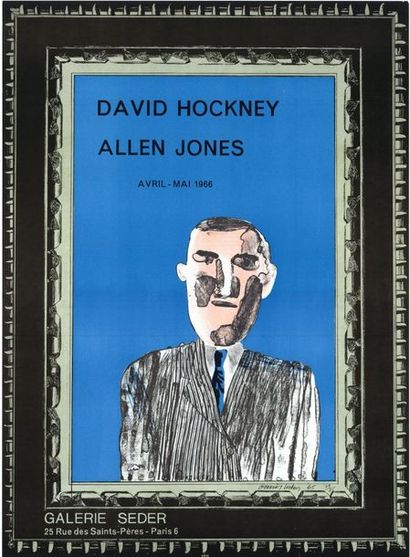 DAVID HOCKNEY et ALLAN JONES - 1966