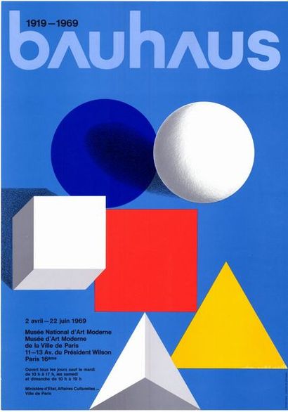 BAUHAUS - 1969 Musée National d’Art Moderne / Musée d’Art Moderne e la Ville de Paris...