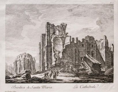 Giovanni Battista PIRANESI « Veduta della Basilica di San Lorenzo fuor della Mura...