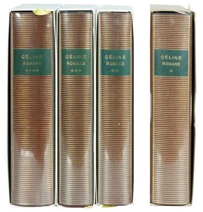 null Oeuvres de CELINE dans la Pléiade. 4 volumes. Editions présentée par Henri Godard....