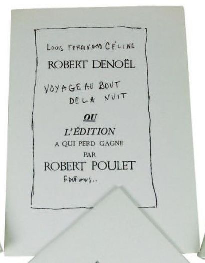 POULET Robert, Robert DENOEL Ou l'édition à qui perd gagne, Liège, Editions nationales,...