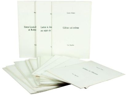 null Collection Céliniana. Editions Van bagaden Bruxelles. E.O. Chaque volume tiré...