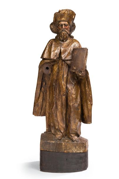 null Saint-Jacques le Majeur
Sculpture en bois polychrome.
Première moitié du XVIIème...