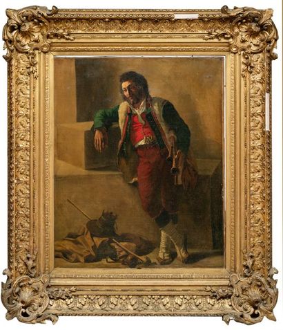 Louis Léopold ROBERT (La Chaux de Fonds 1794 - Venise 1835) Le joueur de zampogna
Sur...