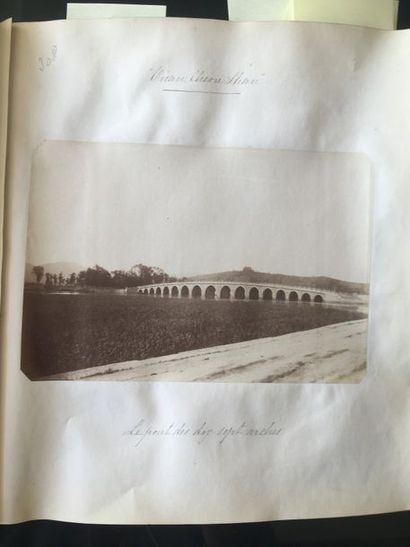 Robert de Semallé (1839-1946) Album photo intitulé “Grande muraille, Palais d’Été”...