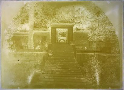 Robert de Semallé (1839-1946) Ensemble de 21 négatifs au collodion sur verre représentant...