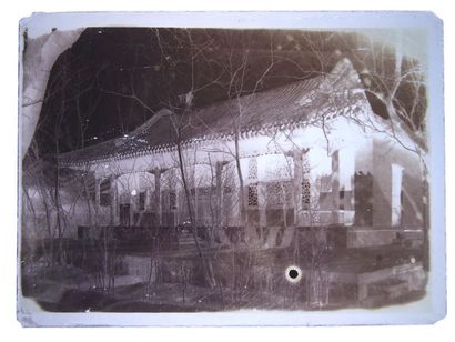 Robert de Semallé (1839-1946) Ensemble de 11 négatifs au collodion sur verre représentant:
-...