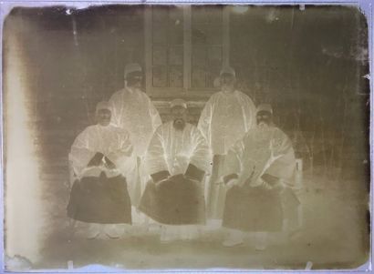 Robert de Semallé (1839-1946) Ensemble de 21 négatifs au collodion sur verre représentant:
-...
