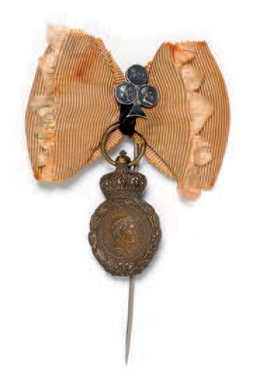 France MEDAILLE DE SAINTE-HELENE, instituée en 1857
Médaille de Sainte-Hélène en...