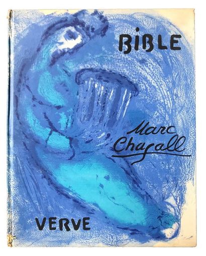 (CHAGALL Marc) Dessins pour la Bible. Verve vol. VIII. Ed. Verve Paris 1956. Exceptionnel...