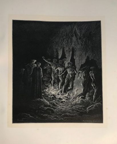 (DORE Gustave) DANTE The vision of purgatory and paradise. Cassel, Petter éditeurs...