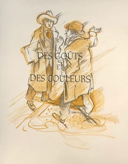 GUITRY Sacha Des goûts et des couleurs. Pierre de Tartas éditeur 1989. Edition illustrée...