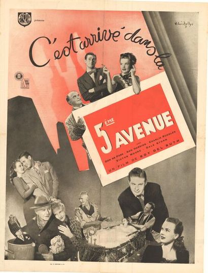 C'est arrivé dans la 5eme avenue / It happened on 5th avenue (1947) Scénario-affichette...