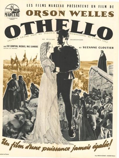 Othello (1952) Scénario-affichette Etat A