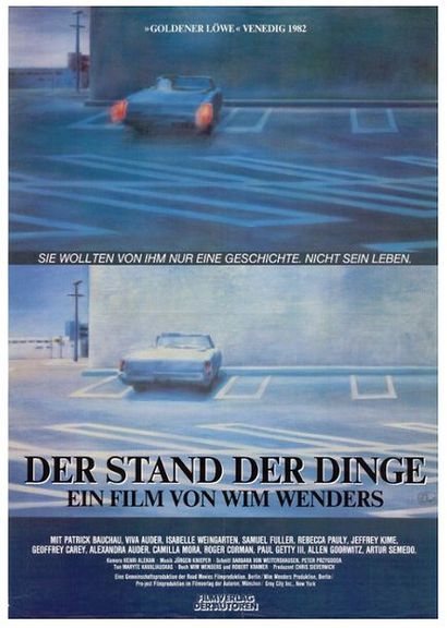 Der Stand der Dinge / L'état des choses, Wim Wenders, 1982 Affiche allemande illustrée...