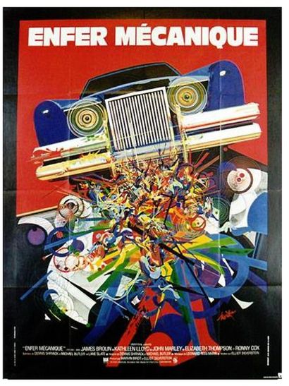 Enfer mécanique / The car, Elliot Silvertstein, 1977 Affiche française illustrée...