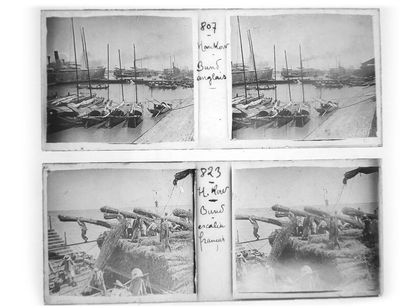 Gaston HAUCHECORNE (1880-1945) Stereoscopic glass negatives comprising about 760...