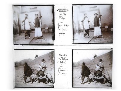 Gaston HAUCHECORNE (1880-1945) Stereoscopic glass negatives comprising about 760...