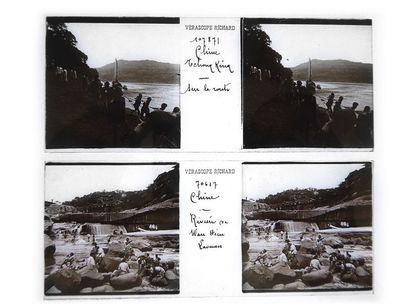 Gaston HAUCHECORNE (1880-1945) Stereoscopic glass negatives comprising about 760...