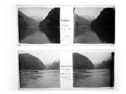 Gaston HAUCHECORNE (1880-1945) Stereoscopic glass negatives comprising about 760...