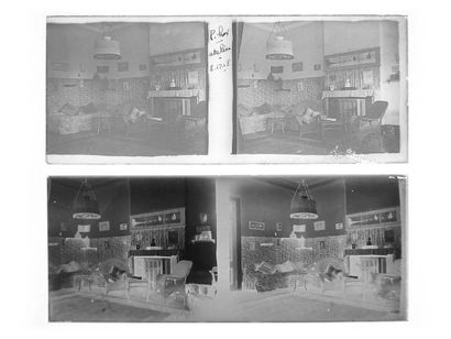 Gaston HAUCHECORNE (1880-1945) Stereoscopic glass negatives comprising about 760...