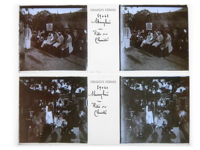 Gaston HAUCHECORNE (1880-1945) Stereoscopic glass negatives comprising about 760...