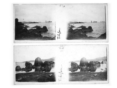 Gaston HAUCHECORNE (1880-1945) Stereoscopic glass negatives comprising about 760...