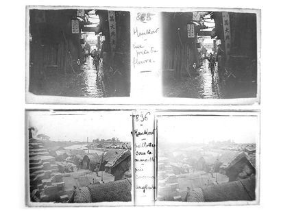 Gaston HAUCHECORNE (1880-1945) Suite of 760 positive stereoscopic
views on glass...