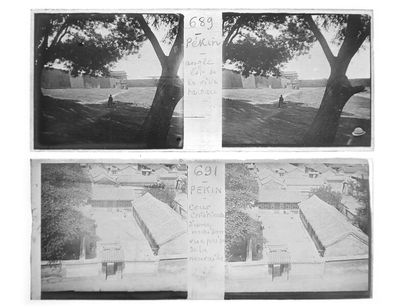 Gaston HAUCHECORNE (1880-1945) Suite of 760 positive stereoscopic
views on glass...