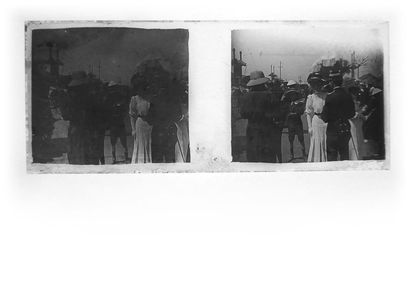 Gaston HAUCHECORNE (1880-1945) Stereoscopic glass negatives comprising about 760...