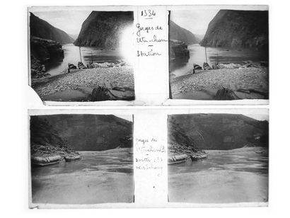 Gaston HAUCHECORNE (1880-1945) Suite of 760 positive stereoscopic
views on glass...