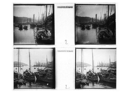 Gaston HAUCHECORNE (1880-1945) Suite of 760 positive stereoscopic
views on glass...