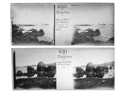 Gaston HAUCHECORNE (1880-1945) Suite of 760 positive stereoscopic
views on glass...