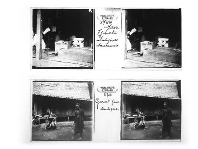 Gaston HAUCHECORNE (1880-1945) Stereoscopic glass negatives comprising about 760...