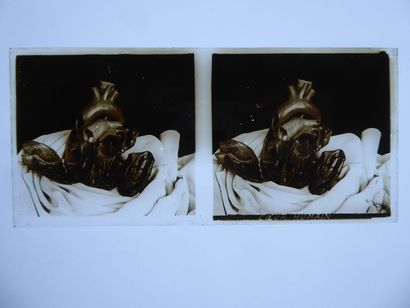 Gaston HAUCHECORNE (1880-1945) Suite of 760 positive stereoscopic
views on glass...