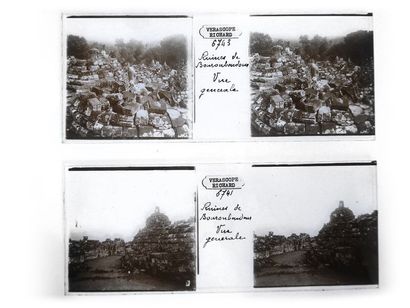 Gaston HAUCHECORNE (1880-1945) Stereoscopic glass negatives comprising about 760...