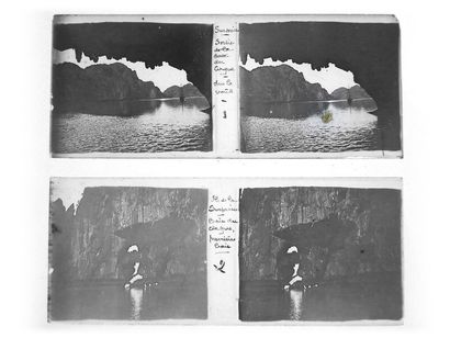 Gaston HAUCHECORNE (1880-1945) Stereoscopic glass negatives comprising about 760...