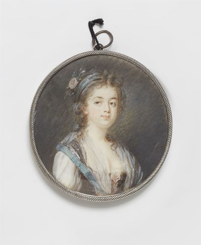 Pierre Adolphe Hall Portrait d'une jeune femme avec des roses épinglées

Gouache... Gazette Drouot