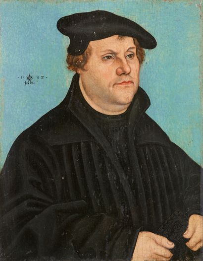 Lucas Cranach d. Ä., Werkstatt Lucas Cranach l'Ancien, atelier

Portrait de Martin... Gazette Drouot